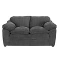 thumbnail image 2 of Sala 3-2 TRINITY Aston 2 piezas ( Sofá, Love Seat ) Gris Carbón Para Sala, 2 of 12