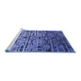 thumbnail image 2 of Ahgly Company Machine Washable Indoor Rectangle Oriental Blue Industrial Area Rugs, 2' x 3', 2 of 4