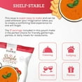 thumbnail image 5 of ReadyWise Simple Kitchen | Tomato Basil Soup Mix | 17 Servings per Pouch | Great for Events, Restaurants, Food Service, Emergency Food Storage, or Everyday Use, Vegetarian and Gluten-Free, Pack of 4, 5 of 7