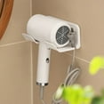 thumbnail image 1 of unbranded Hair Dryer Rack Wall Mounted White Durable Rust Resistant Storage Stand, 1 of 8