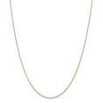 thumbnail image 1 of 14k Yellow Gold .75mm Solid Cable Chain Necklace - with Secure Lobster Lock Clasp 14", 1 of 5