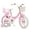 Pink&White, variant on ACEGER 14 Inch Girls Bike with Basket, Training Wheels, Doll Seat, Pink Kids Bicycle for Ages 3-5