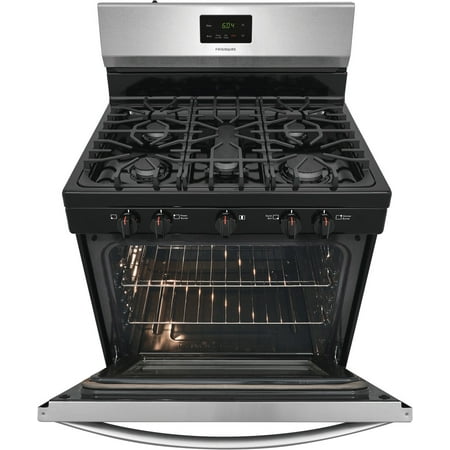 Frigidaire - 5.0 Cu. Ft. Freestanding Gas Range - Stainless steel