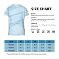 thumbnail image 2 of Wukai Blue Marble Youth Unisex Short Sleeve T-Shirt for Boys, Girls, Teens, and Kids-Large, 2 of 7