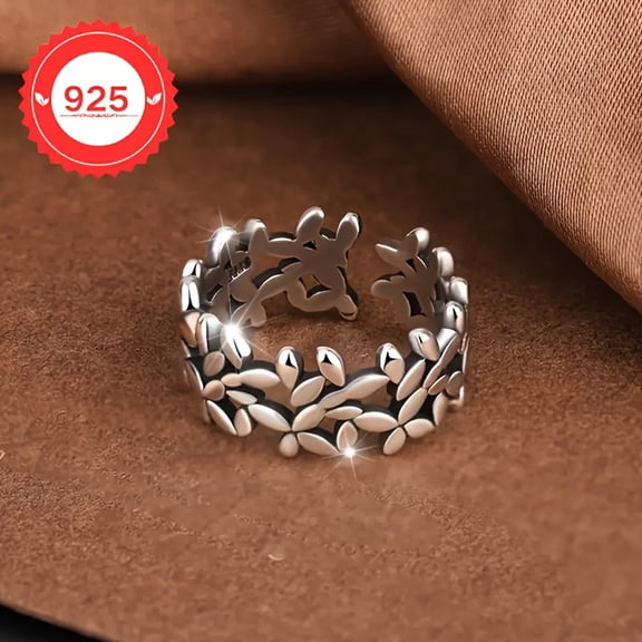 Women's Fashion 925 Silver Ring,Silvery