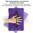 thumbnail image 3 of XYX Kids Case for Samsung Galaxy Tab A9+/A9 Plus Case 11 inch with Shoulder Strap, Shockproof Handle Kickstand (2023, SM-X210/X216/X218), Purple, 3 of 7