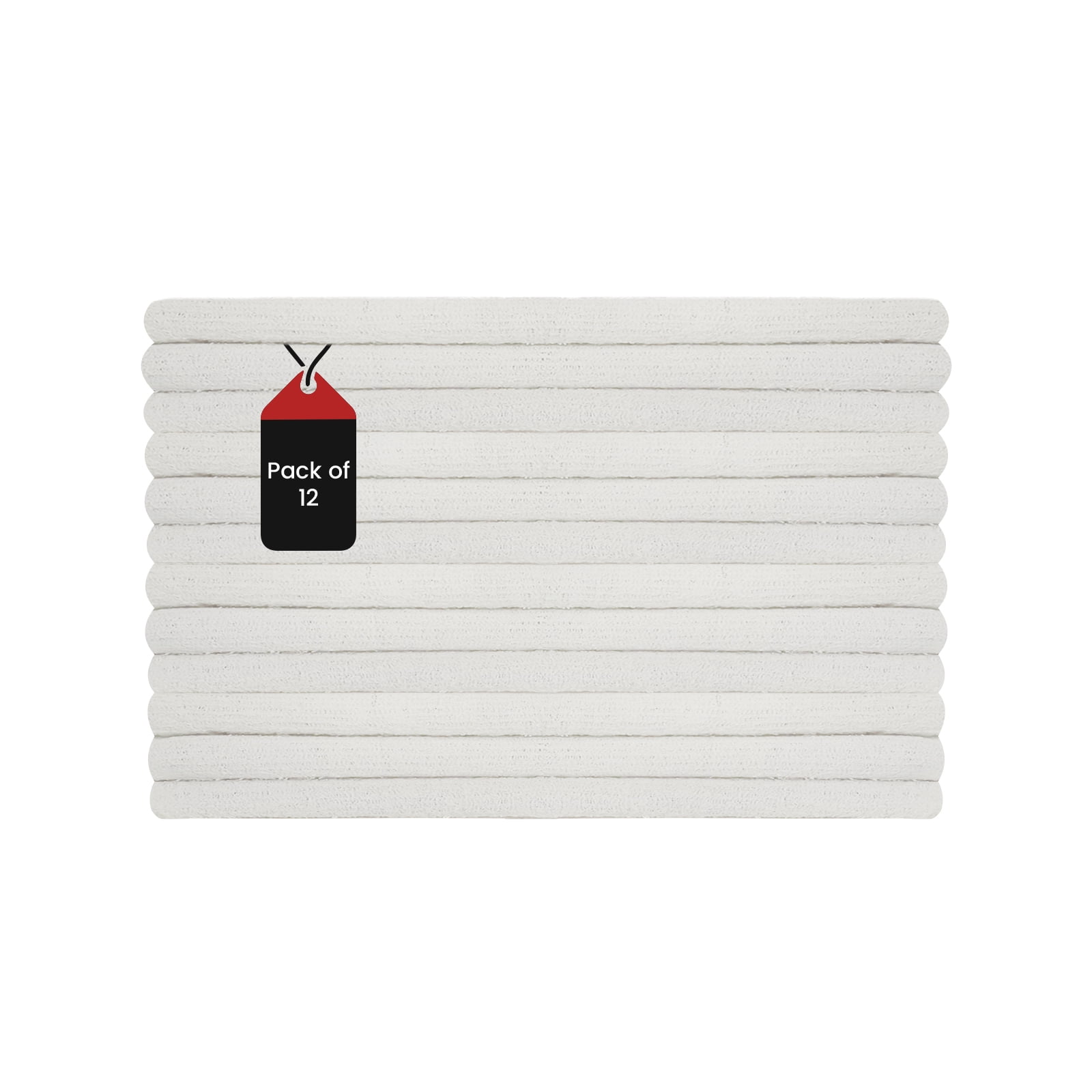 960-Pack Of White 12x12" Lightweight Cotton Rags - Thin Terry Cloths For Garage/Craft