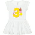 thumbnail image 3 of Inktastic Ice Cream Third Birthday Pink Girls Toddler Dress, 3 of 5