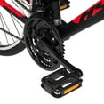 thumbnail image 2 of Hyper Bicycles 700c Men's Spin Fit Hybrid Bike, Black and Blue, Adults, 2 of 7