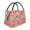 Small Coral Red Flowers, variant on Vsdgher Small White Flowers Print Insulated Reusable Bags with Sturdy Zipper and Handles, Foldable Totes for Hot or Cold Food Bring or Delivery