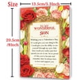 thumbnail image 2 of Tarjeta de San Valentín Bestmelo para hijo con mensaje sincero, 2 of 5