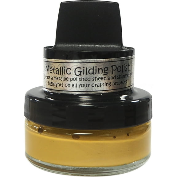 Cosmic Shimmer Metallic Gilding Polish-Hay Bale