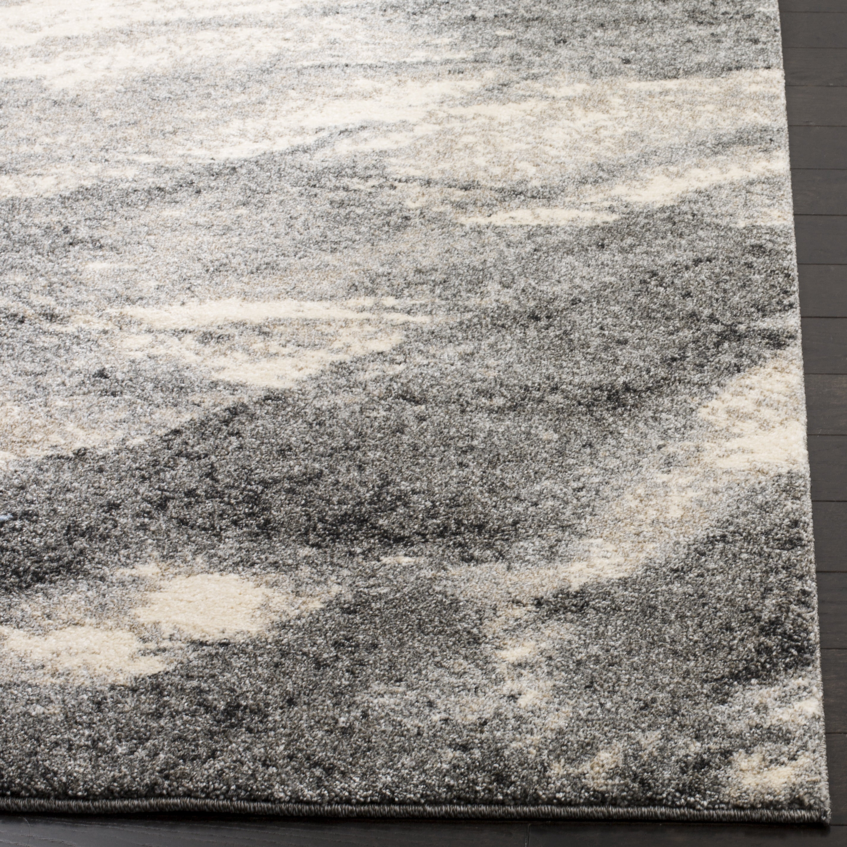 Safavieh Retro Panit Abstract Area Rug, Gray/Ivory, 3' x 3' Square