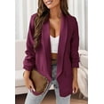 thumbnail image 7 of PRETTYGARDEN Womens Casual Blazer Spring Fall Fashion Long Sleeve Open Front Work Office Suit Jackets, 7 of 7