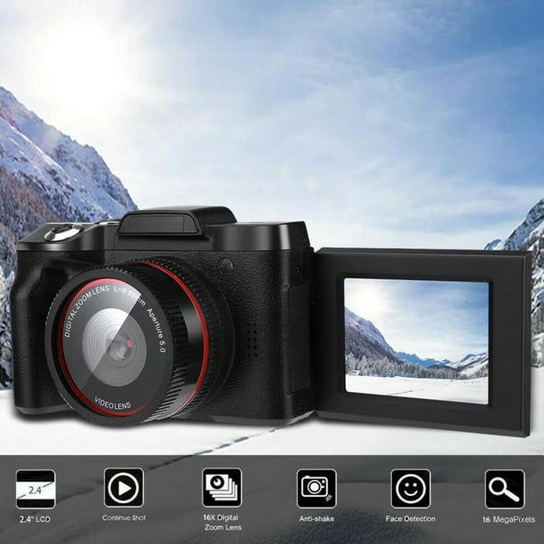 Digital Full HD1080P 16x Digital Camera Professional Video Camcorder Vlogging Camera Walmart.com