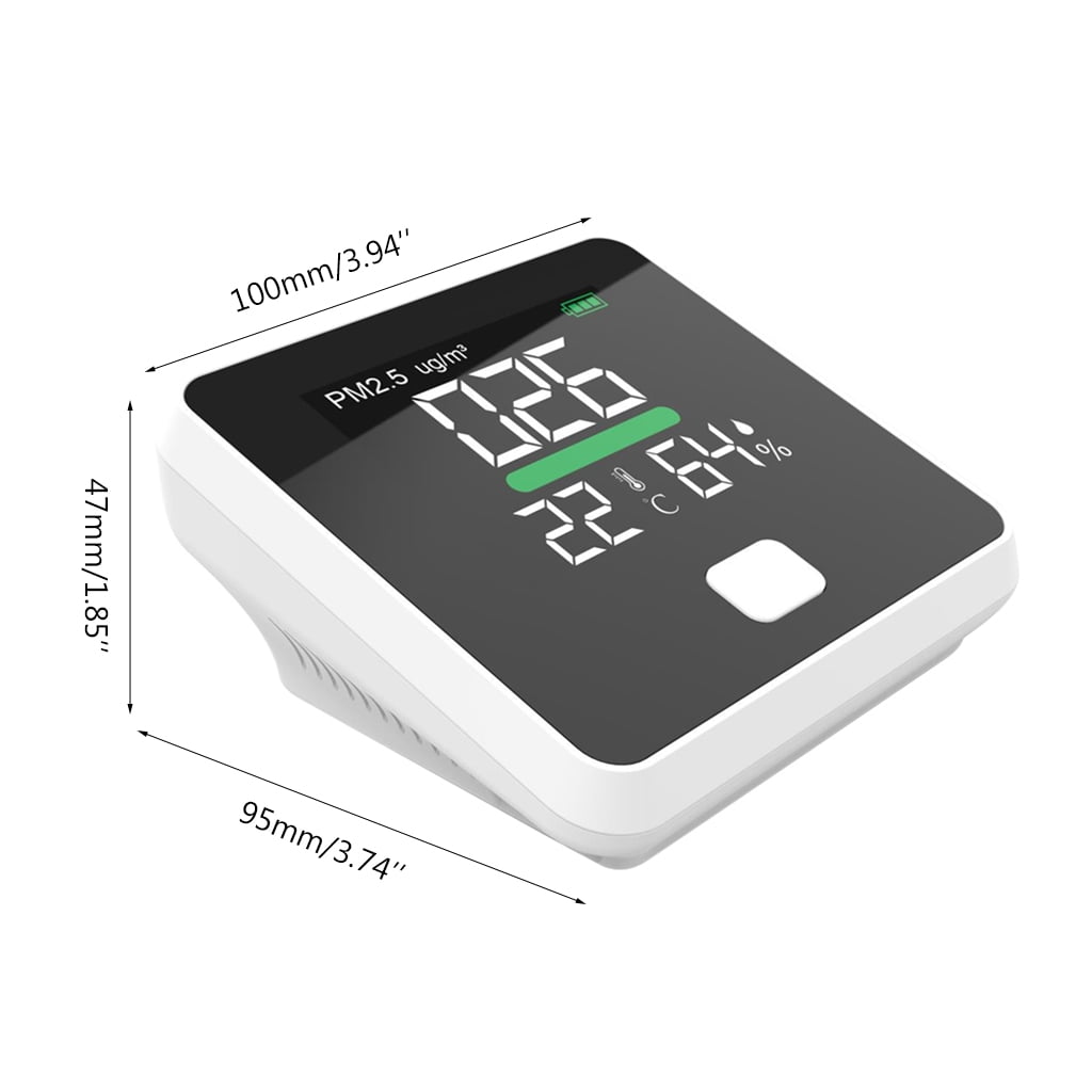 MOMOJIA Indoor Meter Humidity Carbon Dioxide Detector Air Quality Monitor NDIR Sensor
