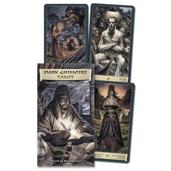 Dark Grimoire Tarot, (Hardcover)