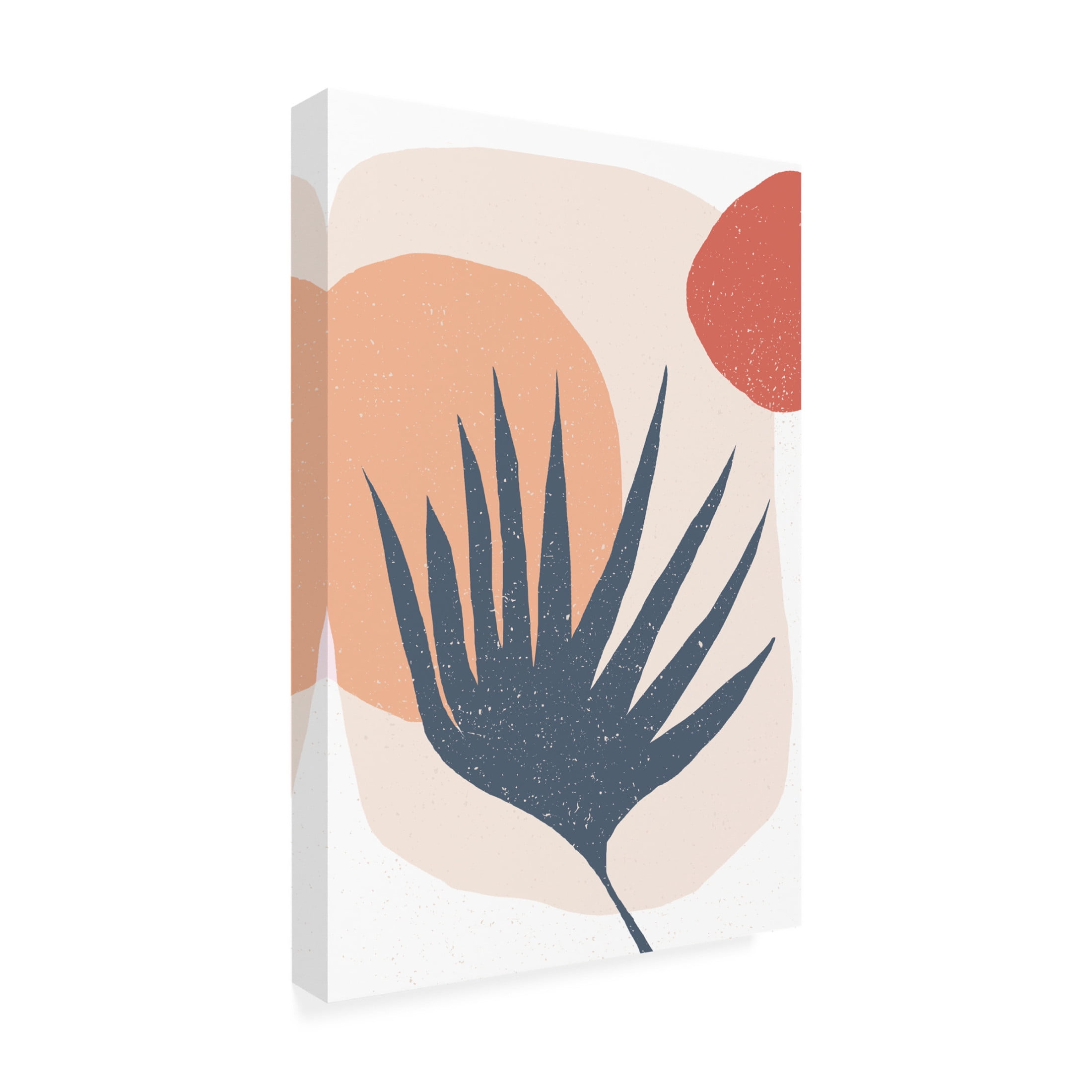 Trademark Fine Art Aylin Demir Palm Leaf and Sun Canvas Wall Art