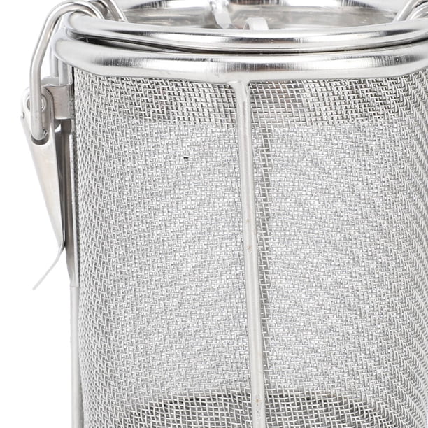 Infuseur à Thé En Acier Inoxydable 304 – Passoire Fine Avec Chaîne, 11 Cm, Pour Thé, épices, Soupes
