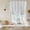 Grey, variant on Gray Stripes Balloon Curtains for Bedroom/Front Door/Bathroom, Vintage Minimalist Lines Texture Tie Up Curtains 63 Inch Length Light Filtering Kitchen Curtains Shades for Windows 46"x63"