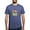 Heather Blue, variant on - Go Go Power Rangers Group Sho Men's Deluxe T Shirt - Mens Tri-blend T-Shirt