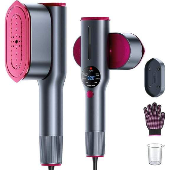 Steamer for Clothes,15s Fast Heat-up,Steamer and Iron 2 In 1,1200W Portable Mini Steamer Handheld for Wrinkle Removal,110-130V Travel Size Garment Steamer With Large Ceramic Heat Panel