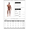 thumbnail image 5 of Combinaison Imprimée Numérique cosplay muscle Humain Halloween pour Hommes, 5 of 5