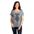 thumbnail image 2 of Thread Tank Kiss Me Women's Relaxed Slouchy Dolman T-Shirt Tee Heather Grey X-Large, 2 of 4