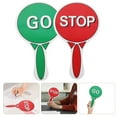 thumbnail image 4 of Kindergarten Traffic Safety Education Handheld Signs for Classroom and Outdoor Use Red Light Stop Green Game Kids Interactive Learning Tool Portable Voting Board, 4 of 4