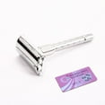 thumbnail image 5 of New Men's Safety Handheld Manual Shaver + Double Edge Safety Razor Blade W/box  Wish019, 5 of 8
