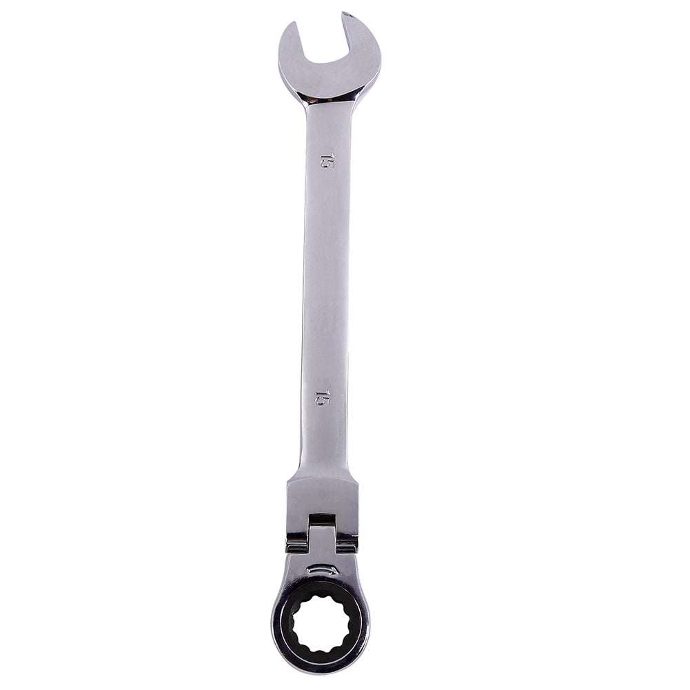 12 Piece Flexible Combination Spanners Ratchet Wrench Car Garage Tool Set 8-19mm