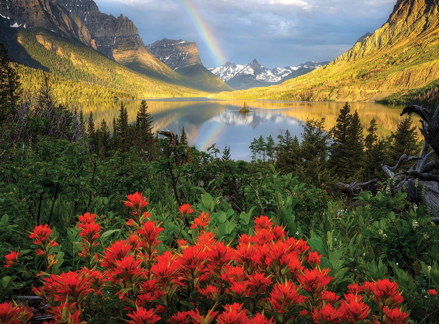 Buffalo Games 1000-Piece Gold Rainbow Days Jigsaw Puzzle