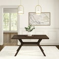thumbnail image 2 of Plank+Beam Verso Rectangular Dining Table, 60" Solid Wood Kitchen & Dining Room Table, Walnut, 2 of 9