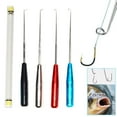 thumbnail image 6 of QHUDLV ZXCVWWE Stainless Steel Easy Fish Hook Remover Fishing Fishing Extractor Decoupling R8N4 Rapid Device Detacher Hook Too Equipment, 6 of 9