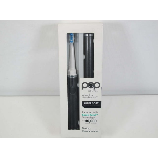 Pop Dental Icon Electric Toothbrush Black 40,000 Strokes per Minute