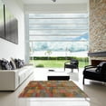thumbnail image 6 of Ahgly Company Indoor Rectangle Contemporary Dark Almond Brown Abstract Area Rugs, 8' x 12', 6 of 6