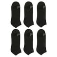 thumbnail image 2 of 6 Pair Everlast Men's Low Cut Full Cushion Socks- Size 10-13 (Black), 2 of 2