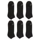 thumbnail image 2 of 6 Pares de Calcetines Everlast de Corte Bajo y Cojín Completo para Hombre, Talla 10-13 (Negro), 2 of 2