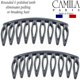 thumbnail image 4 of Camila Paris Cp2948 Peine lateral para el cabello francés Peines pequeños redondeados negros con torcedura francesa Pinzas para el cabello decorativas de sujeción fuerte para mujeres Moño moño Up-Do S, 4 of 5