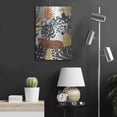thumbnail image 6 of Luxe Metal Art 'Jungle Jumble II' by Victoria Barnes, Metal Wall Art, 16"x24", 6 of 9