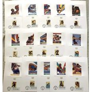 1996 US Olympic team 14 USPS 6x9 cards 1st Day Canceled