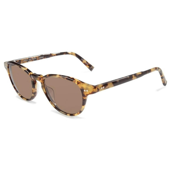 John Varvatos V600 Polarized Oval Sunglasses, Tokyo TORT UF, 19 mm