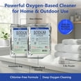 thumbnail image 2 of Sodium Percarbonate Powder 2 Pack (10 lbs Total) – Oxygen Bleach Alternative & Stain Remover – Multi-Purpose Cleaner for Laundry, Carpets, Tile, Grout, Decks, Kitchens & Outdoor Areas, 2 of 7