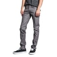 thumbnail image 4 of Victorious Men's Skinny Slim Fit Stretch Raw Denim Jeans - Multiple Colors & Sizes, 4 of 6
