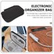 thumbnail image 3 of Organizador de almacenamiento de cables, bolsa de mano, accesorios, organizadores de cables, cables, línea de datos portátil electrónica, viajes, 3 of 6