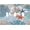 Nautical Ocean Colorful Seashell Blue Starfish, variant on Sage Green Eucalyptus Watercolor Flower Leaves Plant Boho Floral Double Rocker Decora Outlet Covers 2 Gang Light Switch Cover Decorative Gfci Wall Plate Electrical Switchplate Plug Face Plate