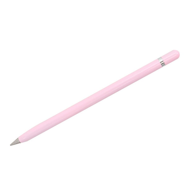 1pc Eternal Pencil Inkless Pen Everlasting Pencil Infinite Write para útiles escolares (Rosa)