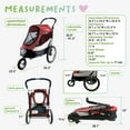 thumbnail image 3 of Petique Trailblazer Pet Jogger - Mars, 3 of 15