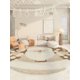 thumbnail image 3 of Cute Round Carpet Living Room Thick Bedside Floor Mat Bedroom Kid Room Rug Nordic Minimalist Soft Plush area rug Decoration My Lux Decor Round, 3 of 11
