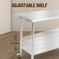 thumbnail image 6 of LIZHOUMIL NSF Stainless Steel Work Table 48"x24" w/ Adjustable Shelf & Backsplash, 6 of 7